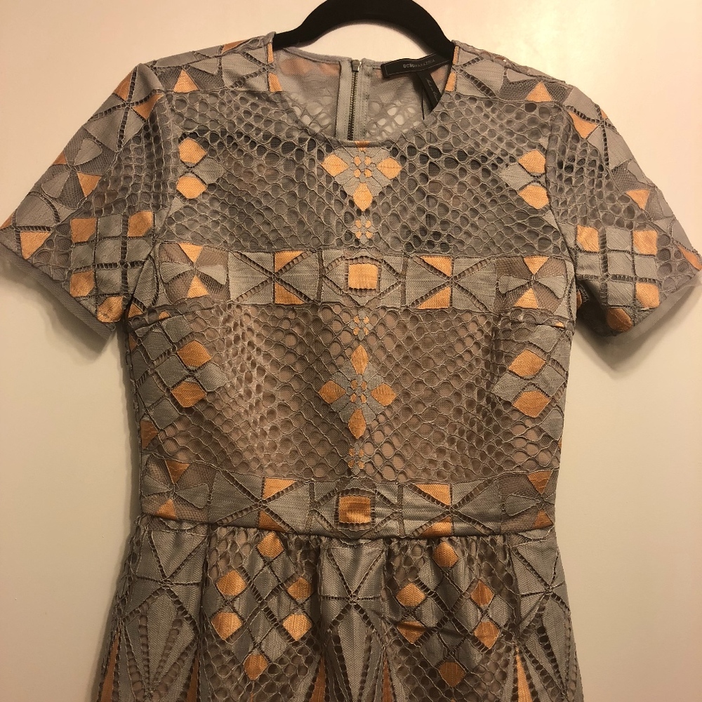 BCBG Peplum Top